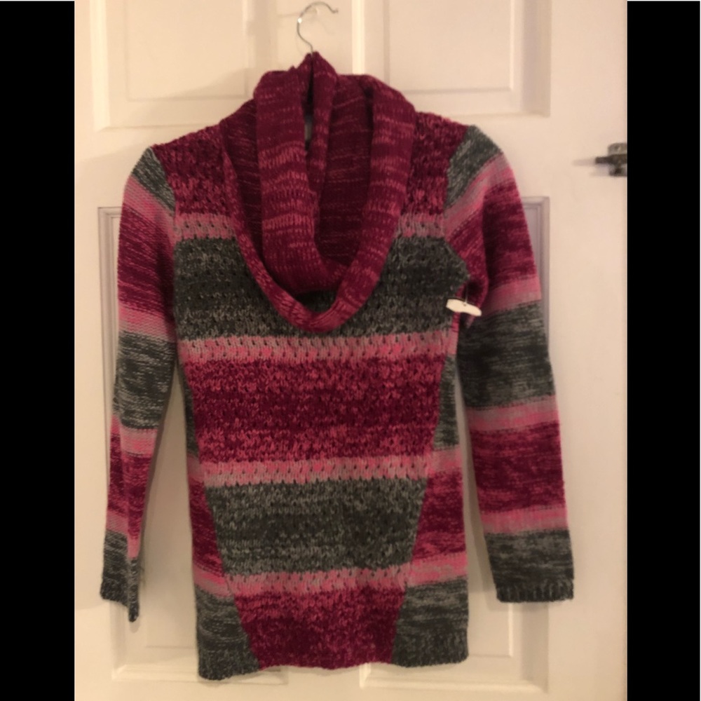 Girls sweater with scarf new with tags